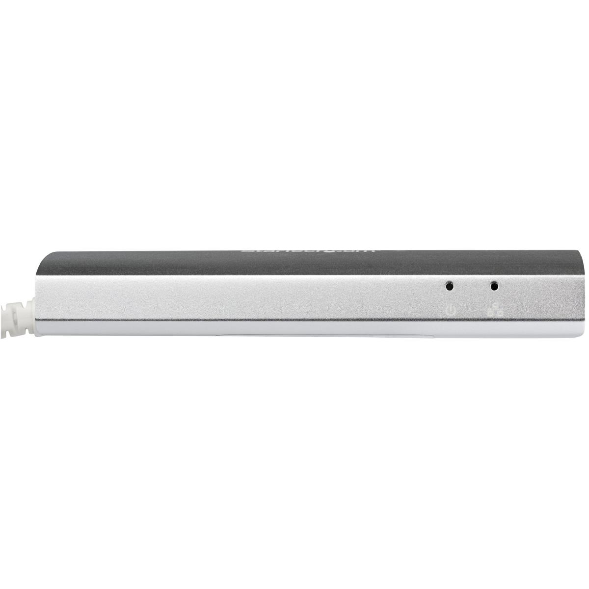 USB Hub 3port With Gigabit Network Adapter Silver