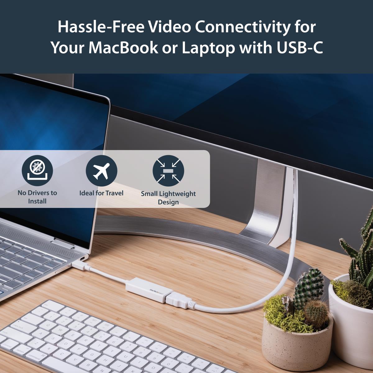 USB-c To Hdmi Adapter - White