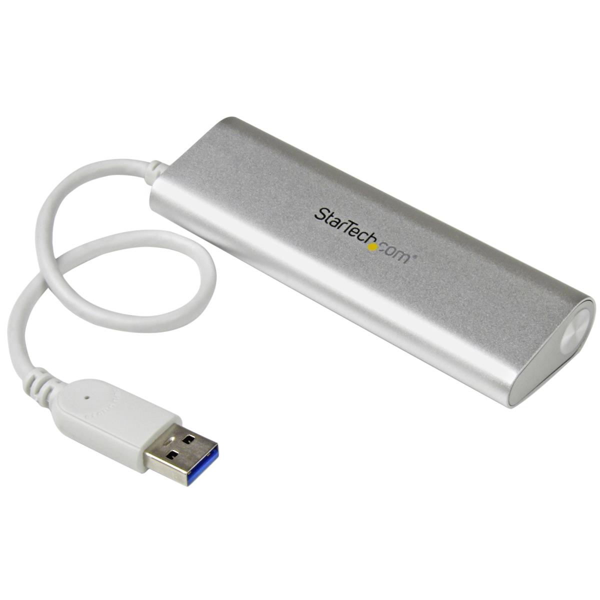 Portable USB Hub 3.0 4-port With Built-in Cable