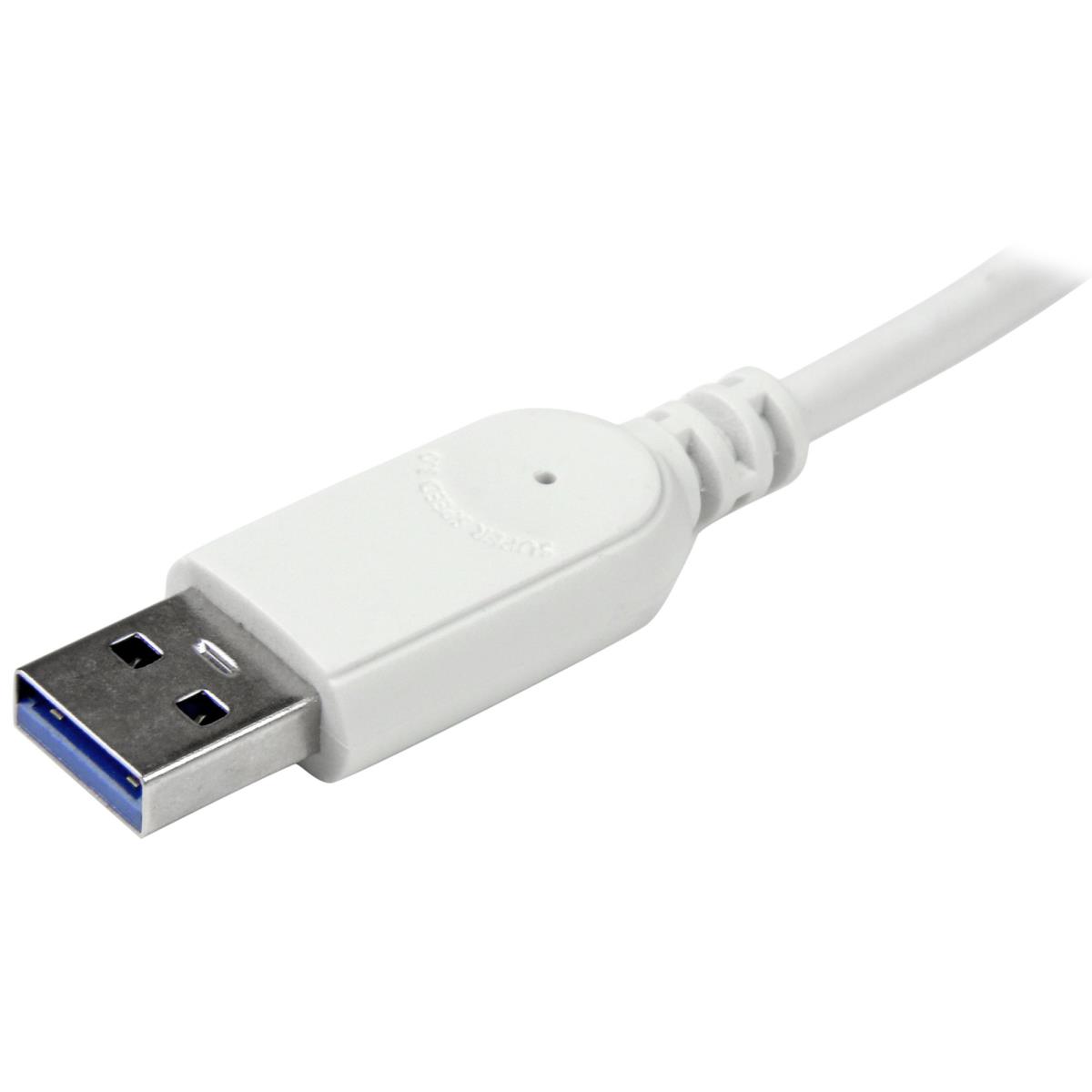 Portable USB Hub 3.0 4-port With Built-in Cable