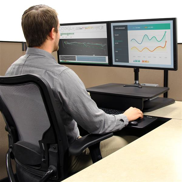 Ergonomic Sit-to-stand Workstat Ion One Touch Height Adjustment