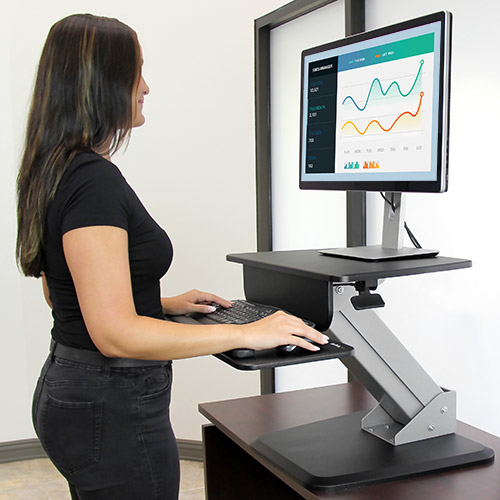Ergonomic Sit-to-stand Workstat Ion One Touch Height Adjustment