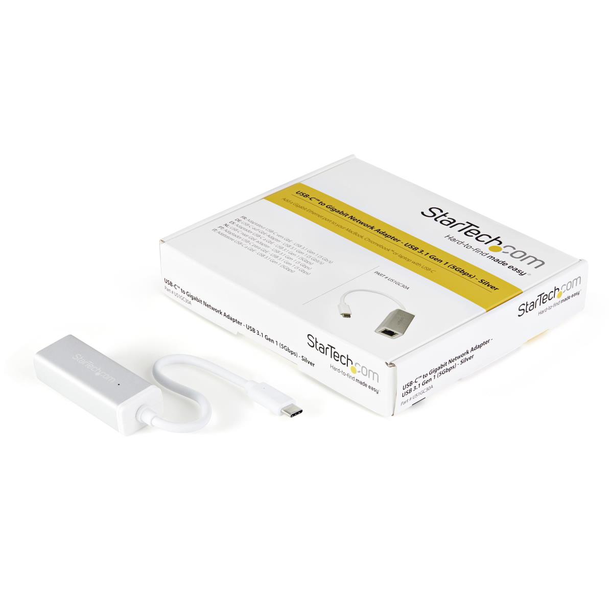 USB-c To Gigabit Network Adapter - Silver