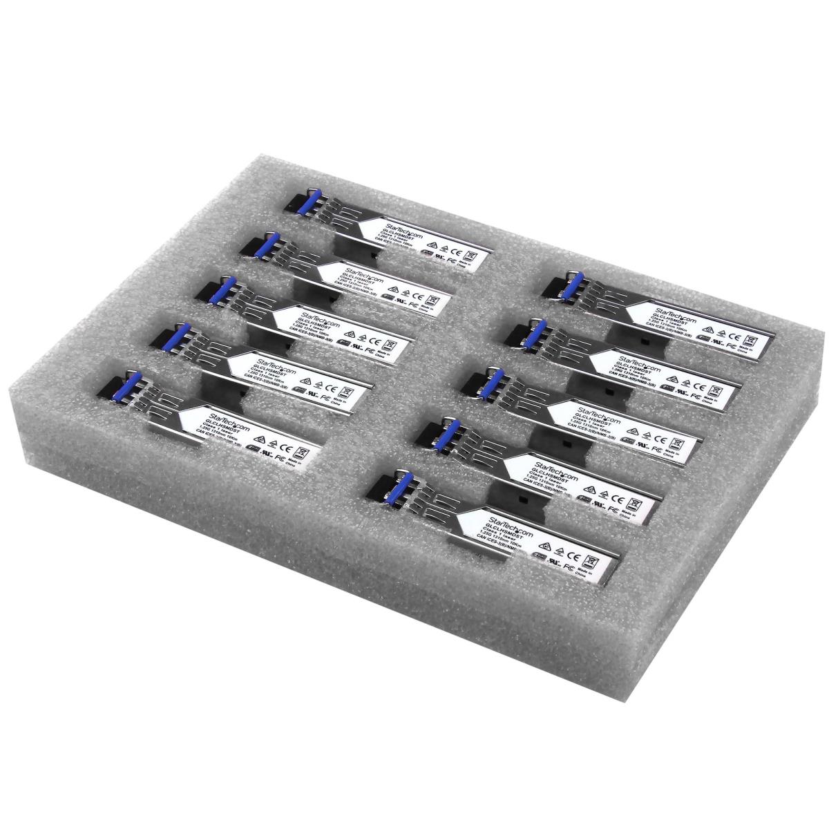 Gigabit Fiber Sfp Transceiver Module - Cisco Glc-lh-smd Compatible - Sm/mm Lc - 10km / 550m - 10pack