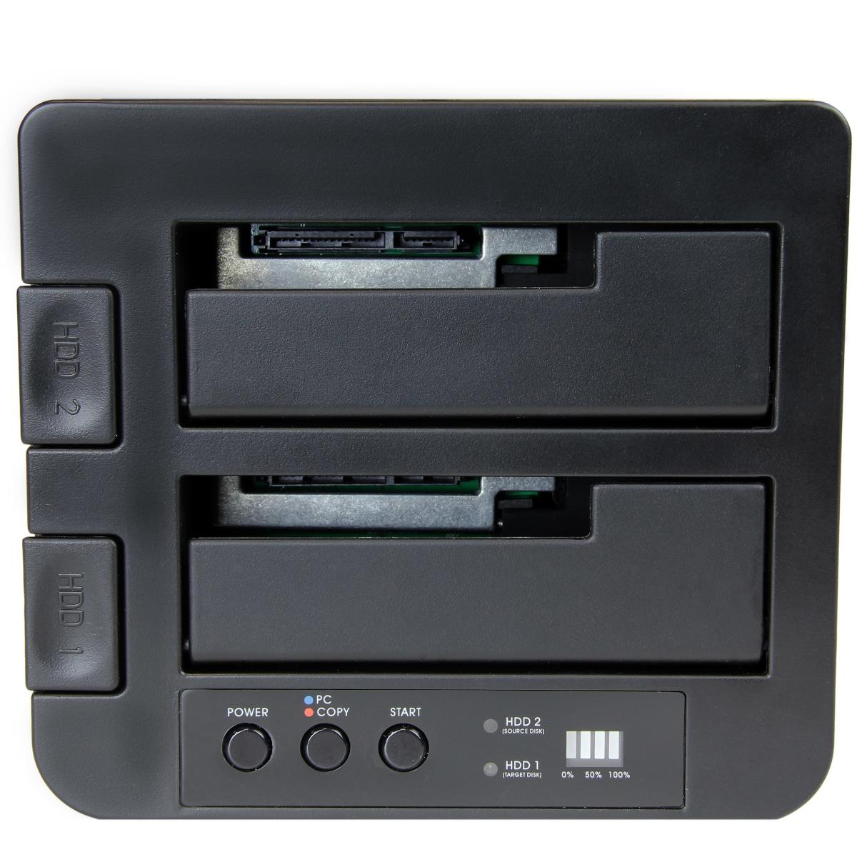 Dock - Standalone Duplicator USB 3.1 (10gbps) For 2.5in & 3.5in SATA SSD/HDD Drives - HDD Cloner