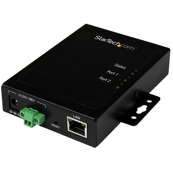 Ethernet Device Server - Rs232 - Metal And Mountable 2-port Serial-to-ip
