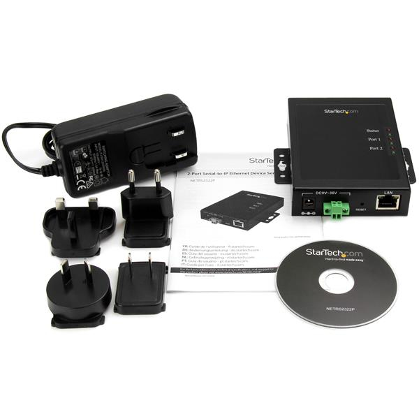 Ethernet Device Server - Rs232 - Metal And Mountable 2-port Serial-to-ip