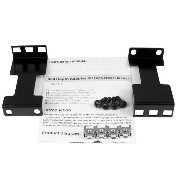 Rack Extender - 1u Rack Rack Depth Adapter Brackets-1u