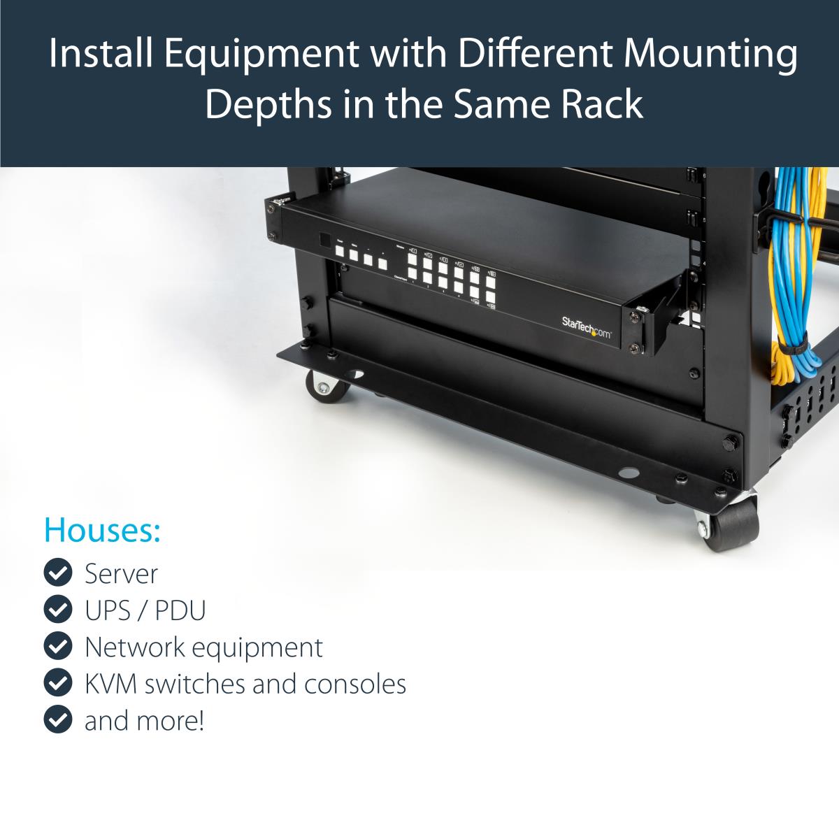 Rack Extender - 1u Rack Rack Depth Adapter Brackets-1u