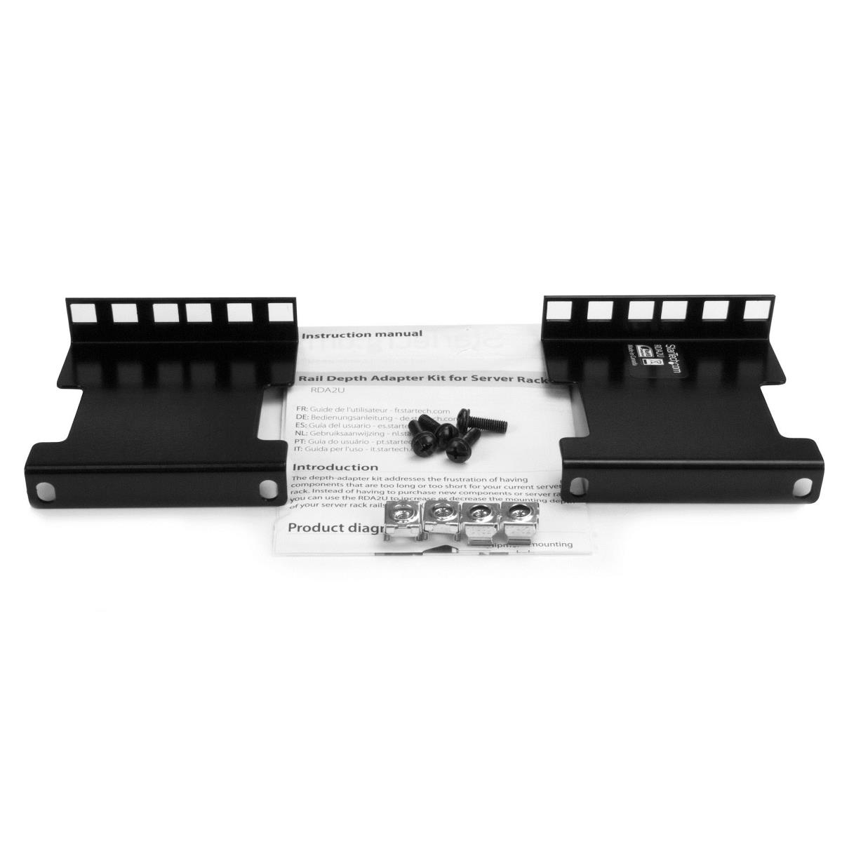 Rack Extender - 2u Rack Rack Depth Adapter Brackets-2u