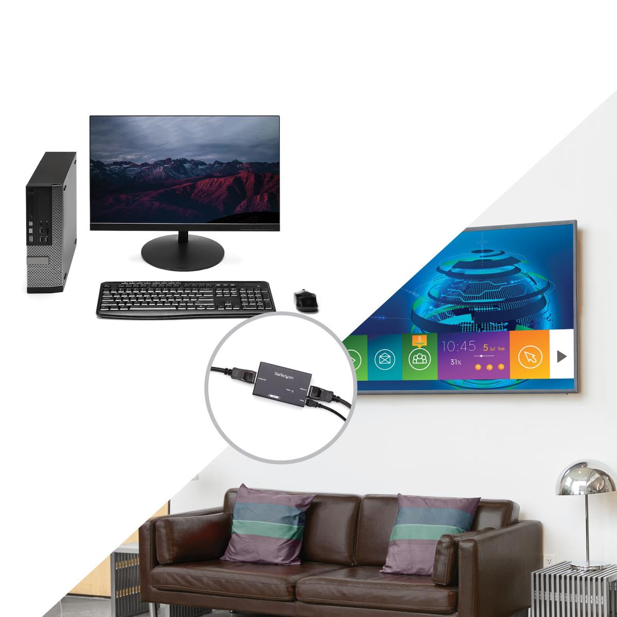 DisplayPort Signal Booster - Dp Extender - 4k 60hz