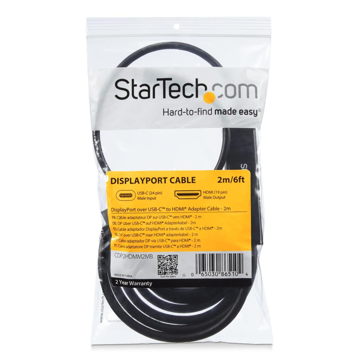 USB Type-c To Hdmi Adapter Cable-4k USB-c To Hdmi 2m