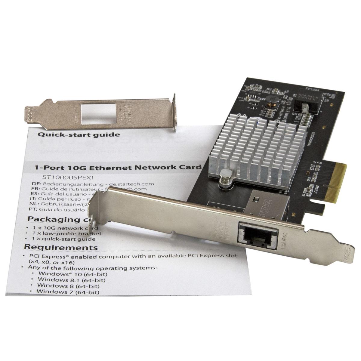 Ethernet Network Card 1-port 10g - Pci-e - Intel X550-at Chip
