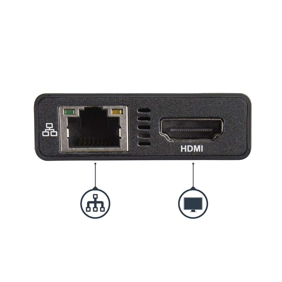 USB-c Multifunction Adapter For Laptops - Power Delivery - 4k Hdmi - Gbe - USB 3.0 - USB Type-
