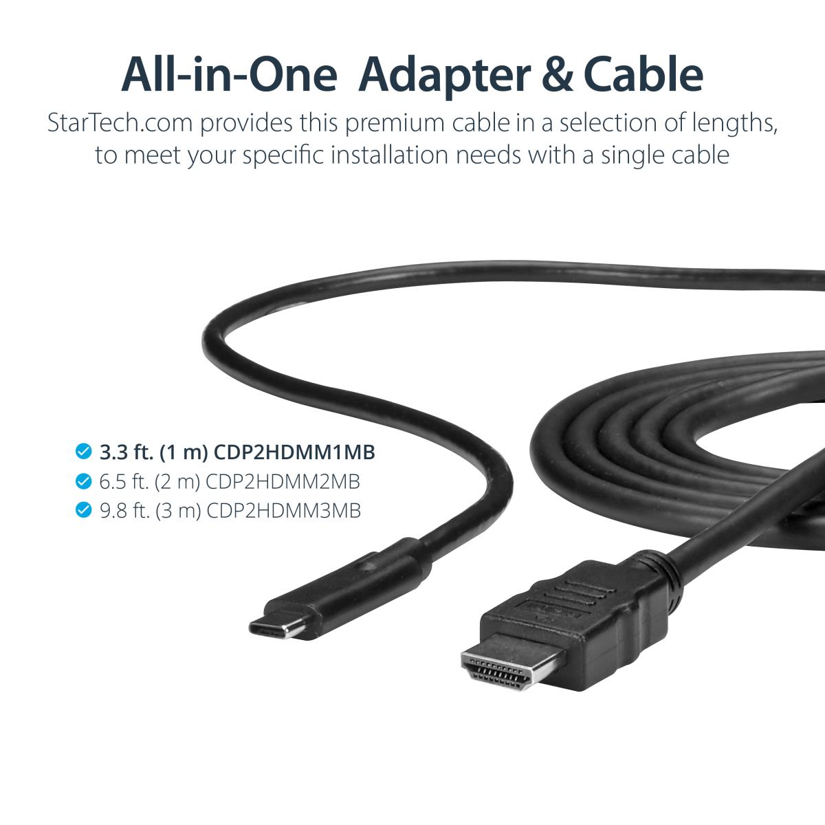USB Type-c To Hdmi Adapter Cable-4k USB-c To Hdmi 1m