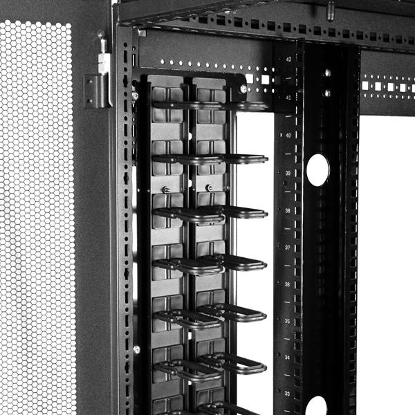 Vertical Cable Organizer With D-ring Hooks - 0u - 6ft