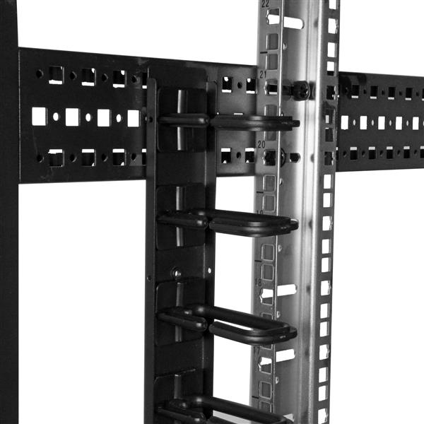 Vertical Cable Organizer With D-ring Hooks - 0u - 6ft