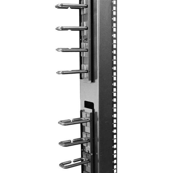 Vertical Cable Organizer With D-ring Hooks - 0u - 6ft