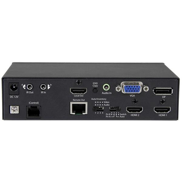 Multi-input Hdbaset Extender With Built-in Switch - DisplayPort Vga/ Hdmi Over Cat5/ CAT6 - Up To 4k