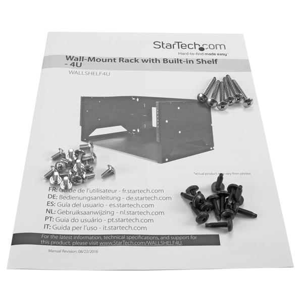 Wall-mountable Server Rack Wall Rack With Built-in Shelf 4u