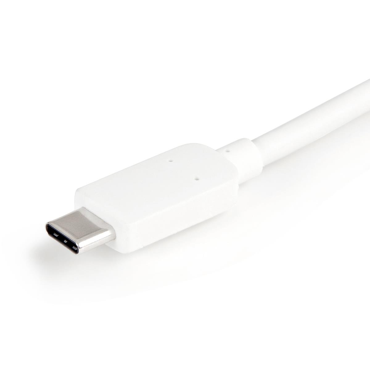 USB-c To 4k Hdmi Multifunction Adapter With Power Delivery And USB-a Port - White