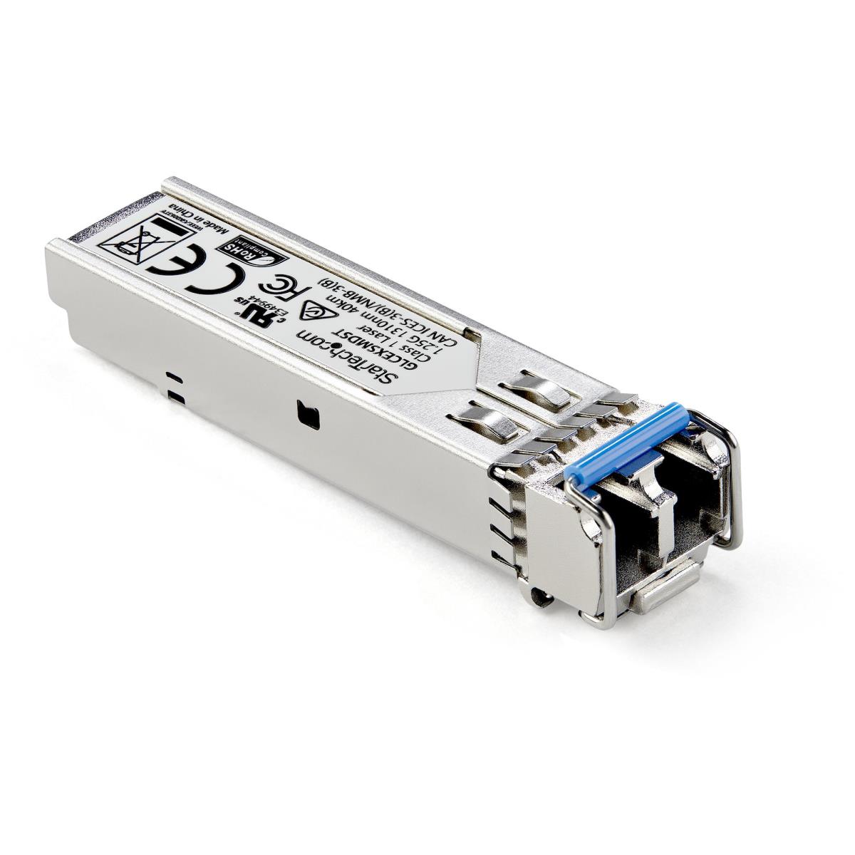 Transceiver Module - Gigabit Fiber 1000base-ex Sfp - Cisco Glc-ex-smd Compatible - Sm Lc - 40 Km