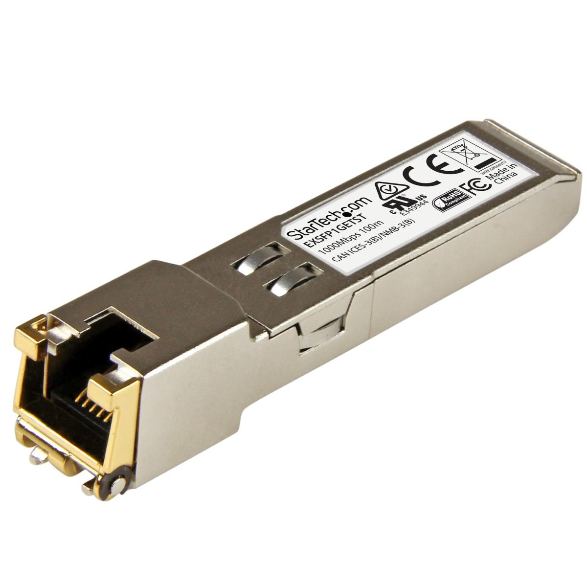 Transceiver Module - Gigabit Rj45 Copper Sfp  - Juniper Ex-sfp-1ge-t Compatible - 100m