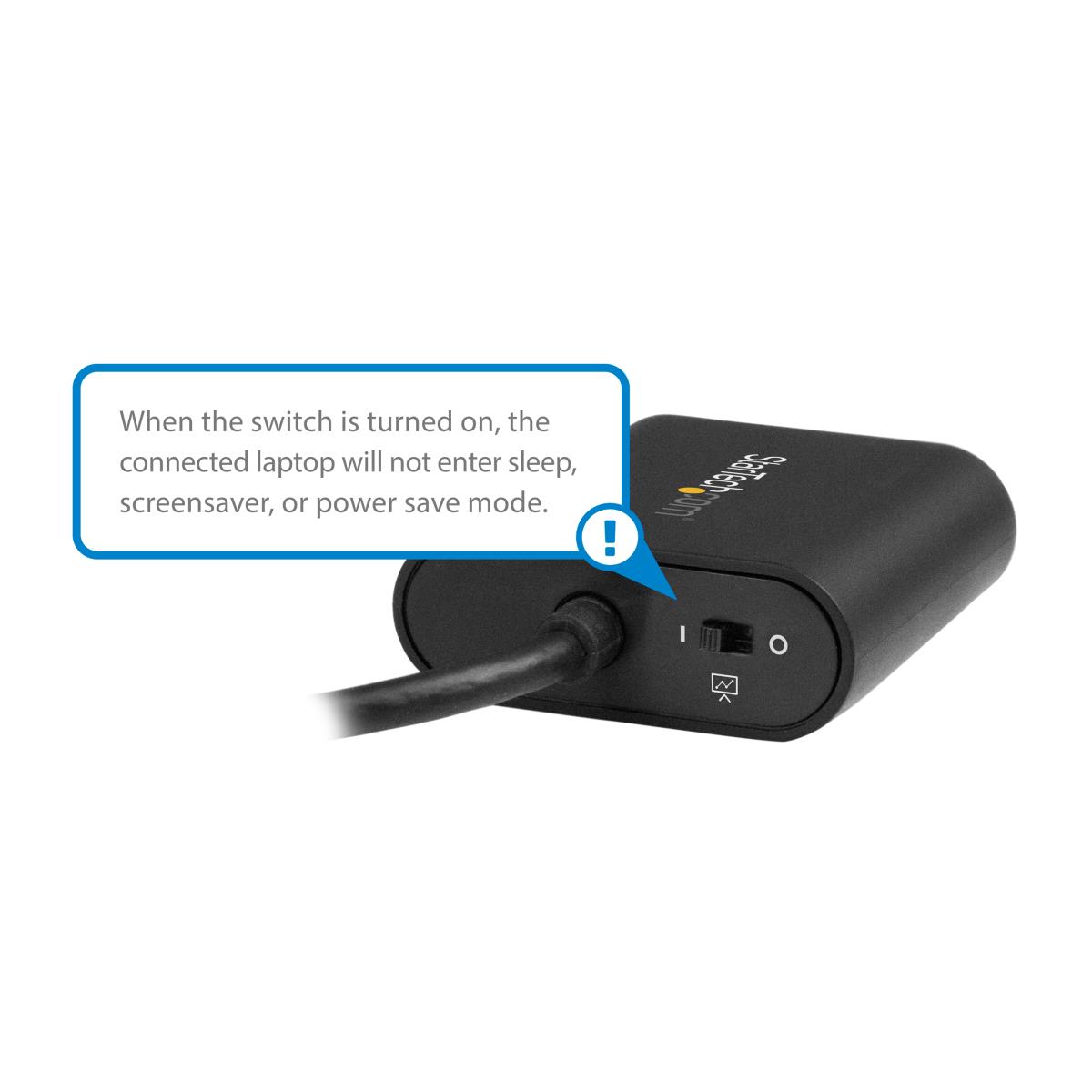 USB-c To Vga Adapter - With Presentation Mode Switch - 1920x1200
