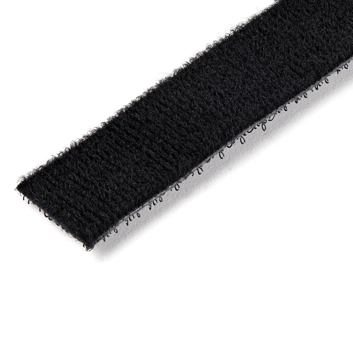 Hook & Loop Self Gripping Cable Straps - Black - 30.50m Roll