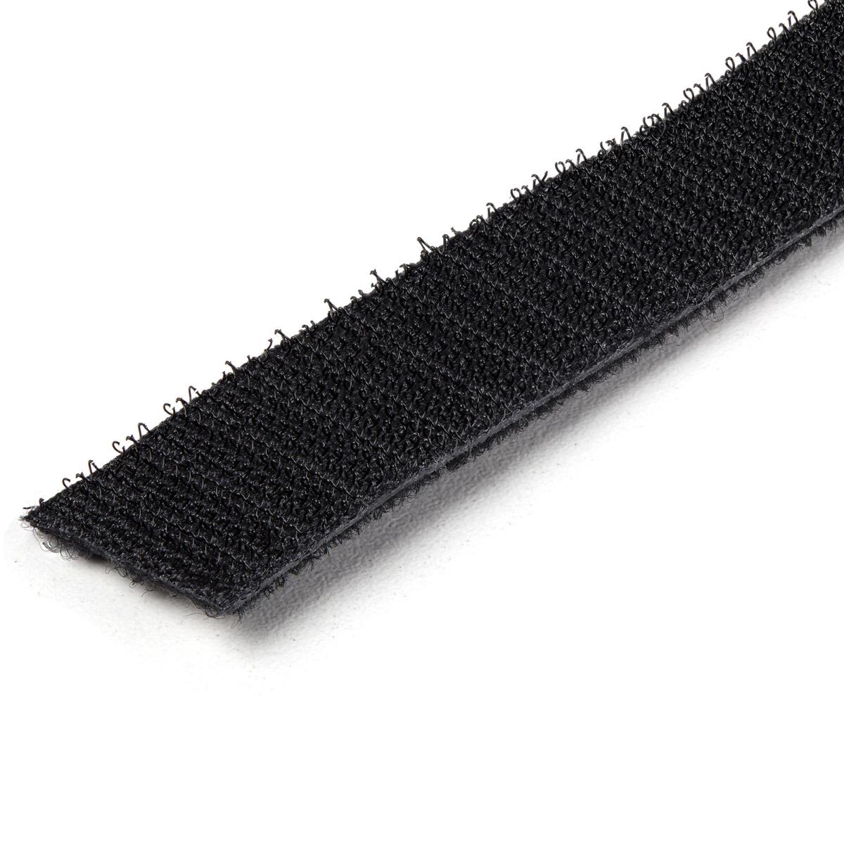 Hook & Loop Self Gripping Cable Straps - Black - 30.50m Roll