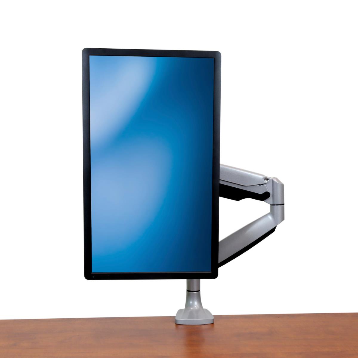 Monitor Mount - Desk - 1 Monitor - Full Motion - Up To 32in - Silver