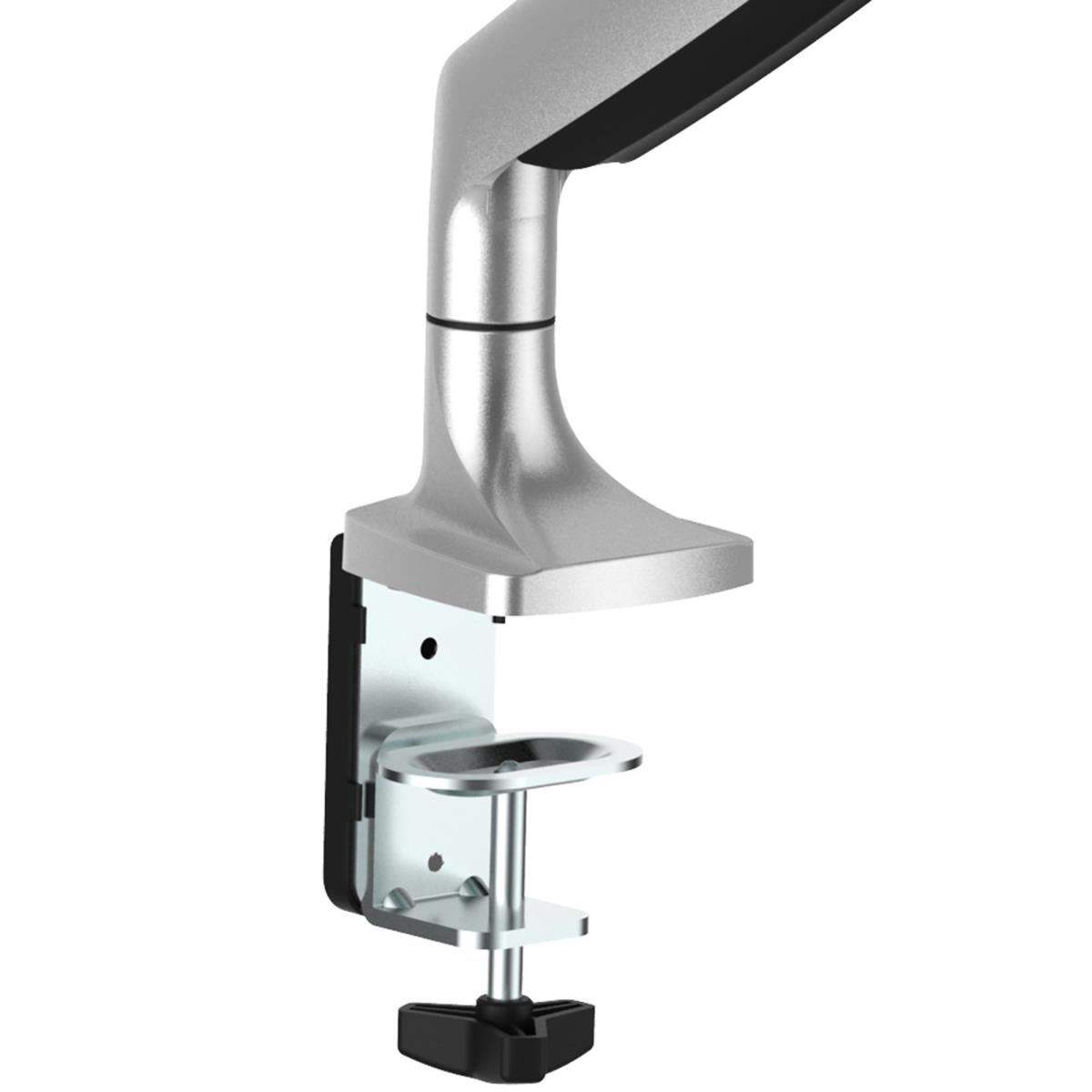 Monitor Mount - Desk - 1 Monitor - Full Motion - Up To 32in - Silver