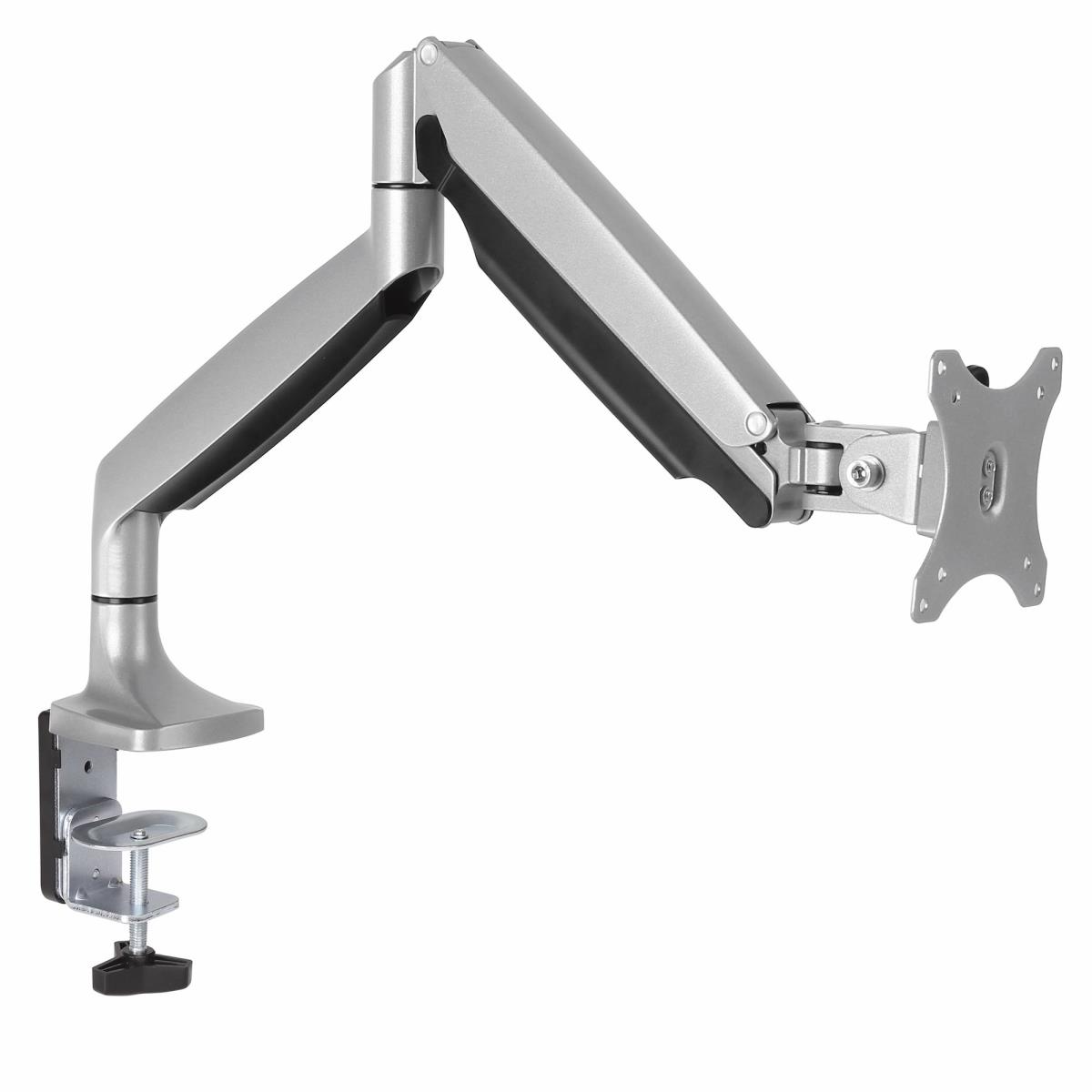 Monitor Mount - Desk - 1 Monitor - Full Motion - Up To 32in - Silver