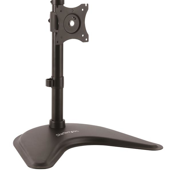 Dual Monitor Stand - Vertical For Monitors Up To 27in - Steel