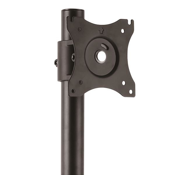 Dual Monitor Stand - Vertical For Monitors Up To 27in - Steel