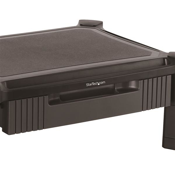 Computer Monitor Riser Stand With Drawer - Height Adjustable