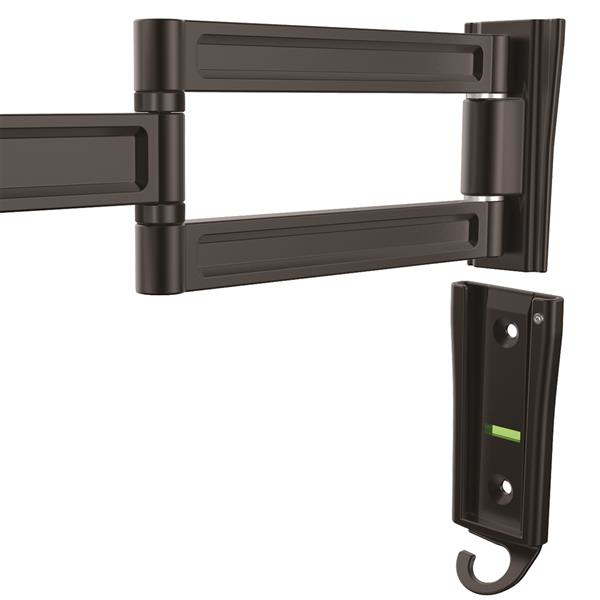 Wall Mount Monitor Arm - For Up To 27in Monitor/tv - Dual Swivel