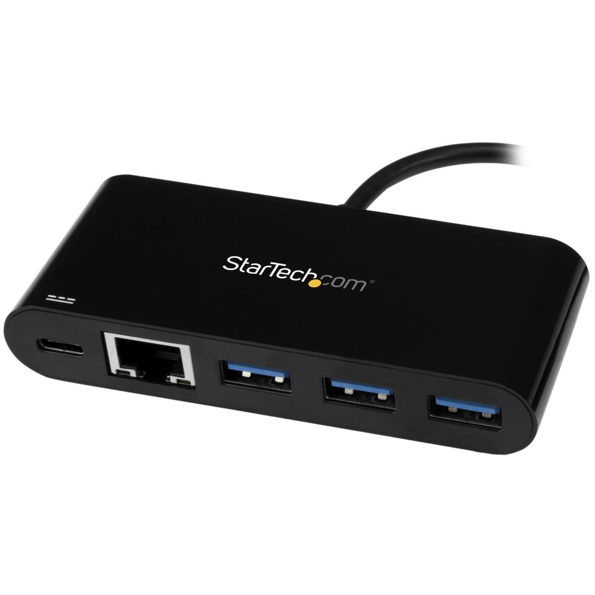 USB-c To Ethernet Adapter With 3-port USB 3.0 Hub And Power Delivery