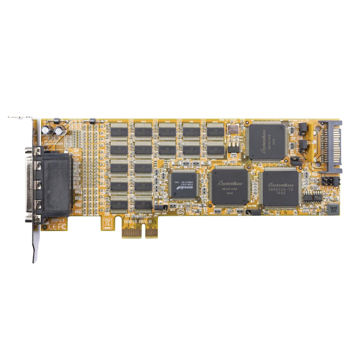 Serial Card 16-port Low-profile - Rs232 - Pci-e
