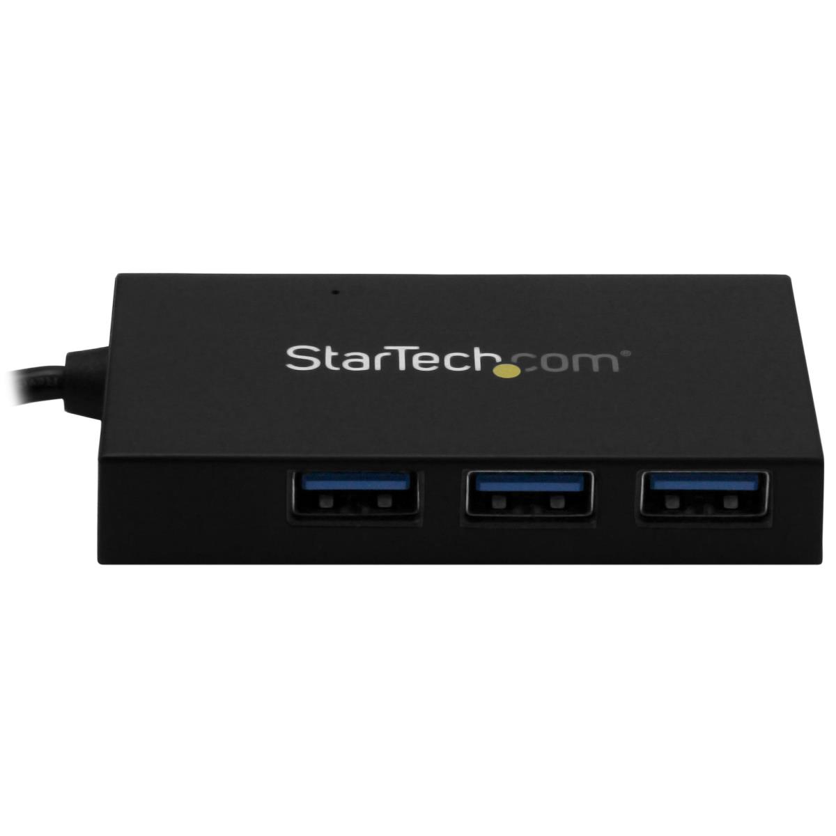 USB Hub - 4port - USB A To USB A And USB C - With Power Adapter