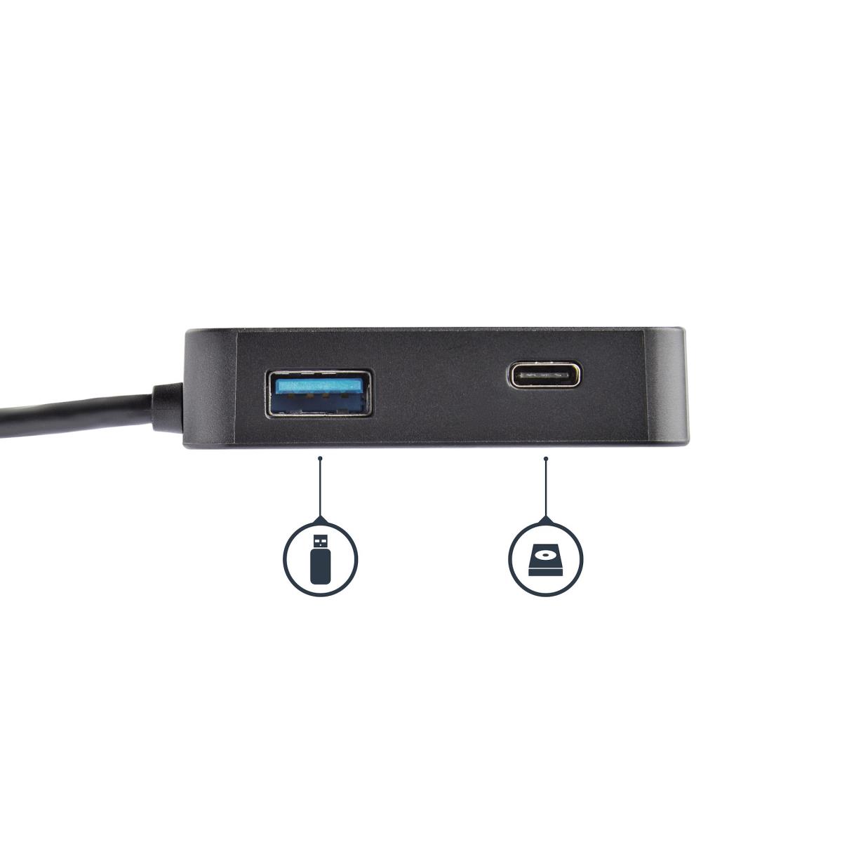 USB-c Multiport Adapter - With 4k Hdmi Gbe USB-c USB-a Ports