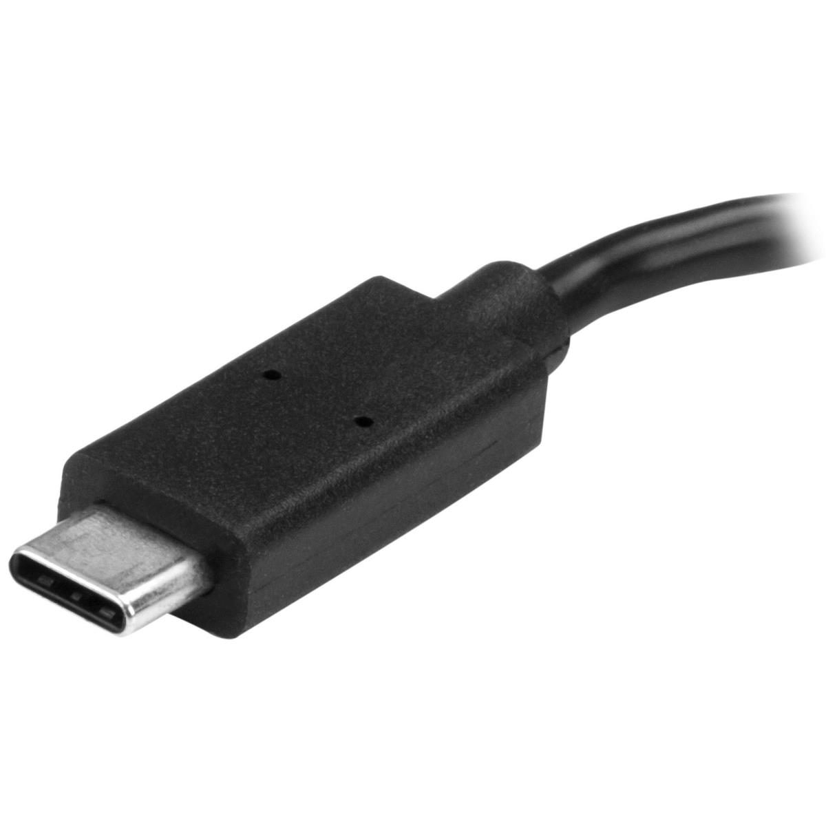 USB C Hub 4port With Power Adapter - Type C To A - USB 3.0