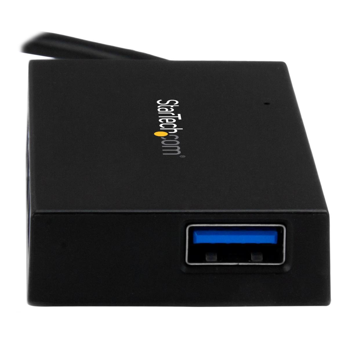 USB C Hub 4port With Power Adapter - Type C To A - USB 3.0