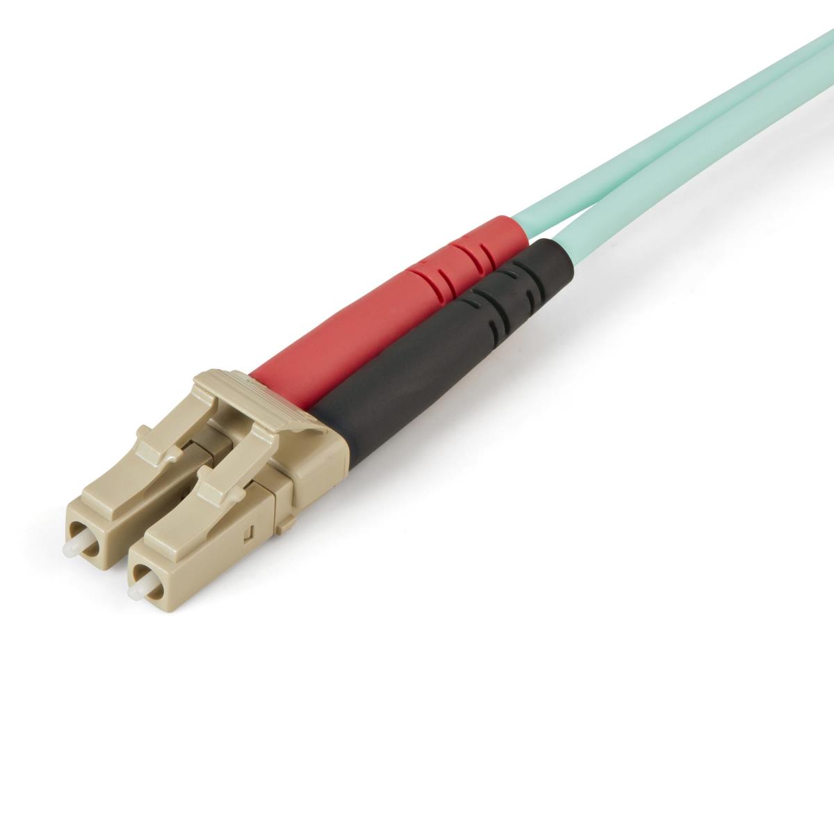 Om4 Fiber Optic Cable Lc To Lc Fiber Patch Cable - Blue 1m