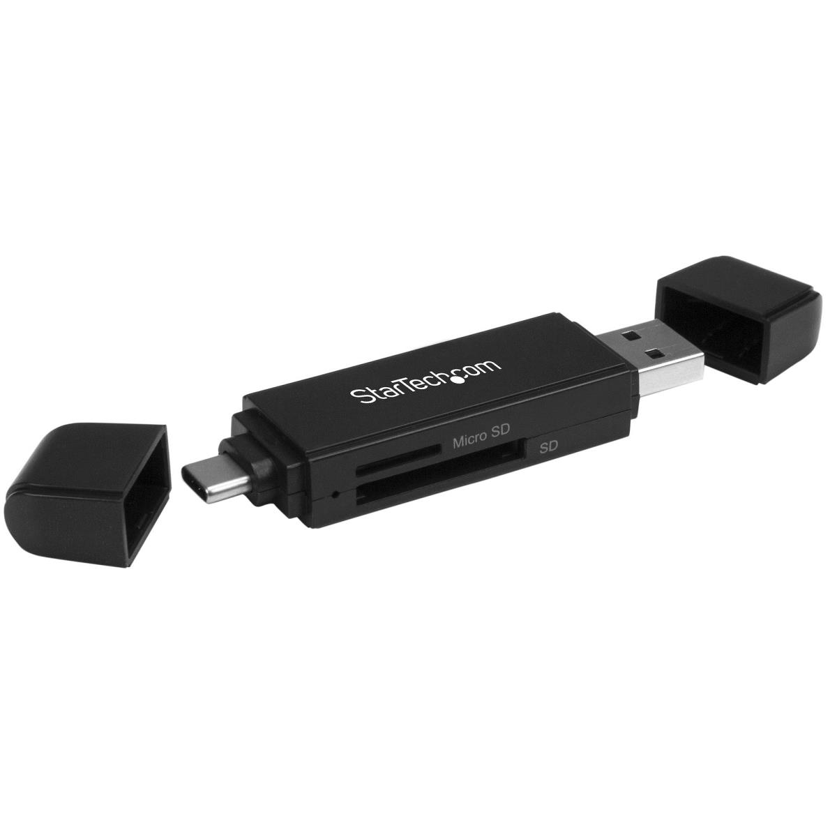 Sd / Microsd Card Reader - For USB-c And USB-a Enabled Devices  In
