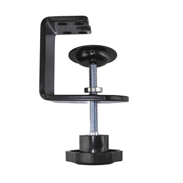 Desk Mountable Tablet Stand With Articulating Arm White