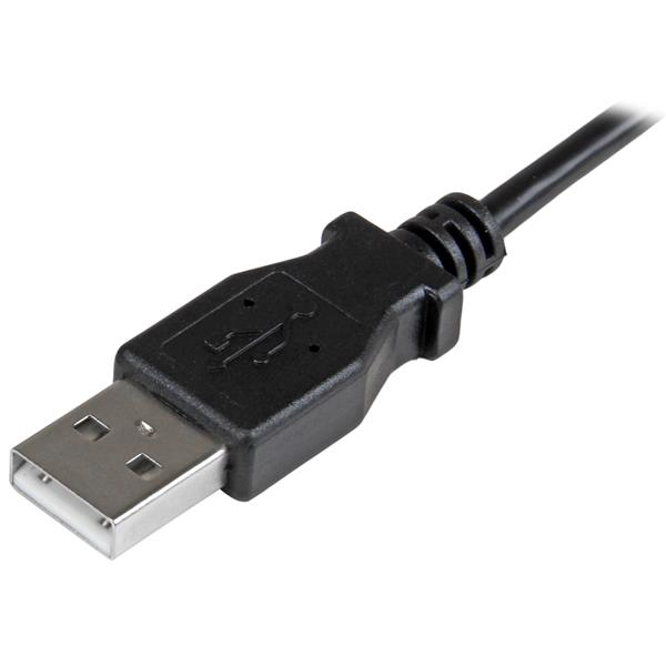 Right Angle Micro USB Charge & Sync Cable - 24 Awg 0.5m