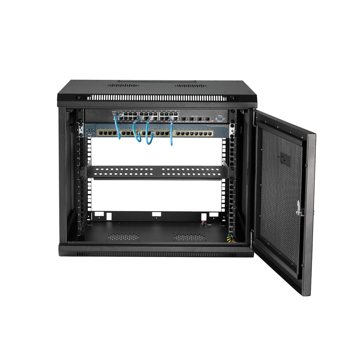 Wall Mount Rack - Wall Mount Server And Network Cabinet - 9u