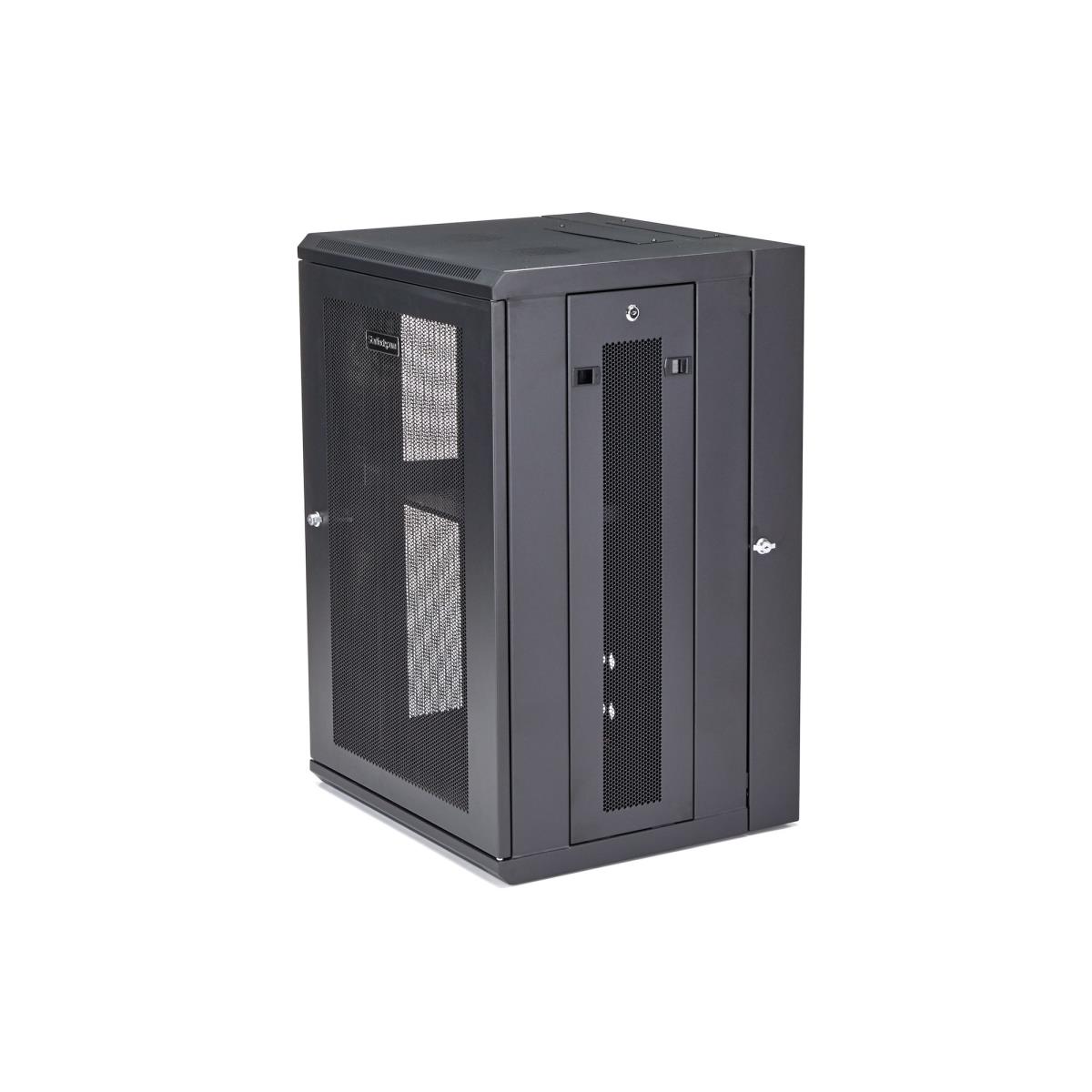 Server Rack Enclosure With Hinge 18u - Wall Mount Network Rack