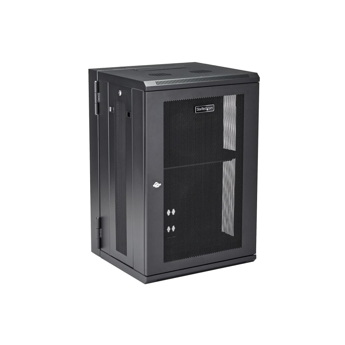 Server Rack Enclosure With Hinge 18u - Wall Mount Network Rack